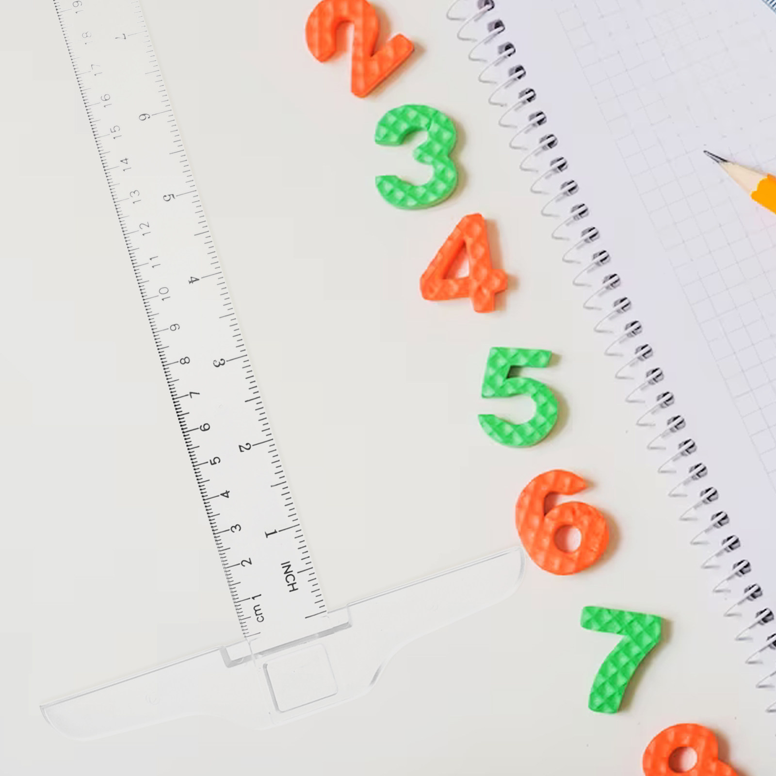 Home Office Student - 2Pcs T Shape Rulers Plastic Double