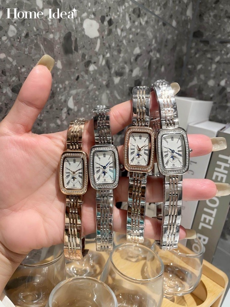 Home Office Design Ideas - Elegant Women Stainless Steel Strap Quartz