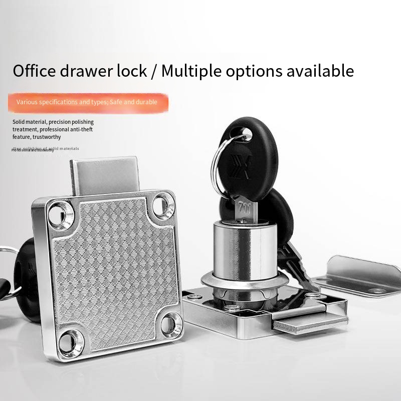 Cabinet Drawer Lock Zinc Alloy - Home Office Desk With Drawers recension och pris