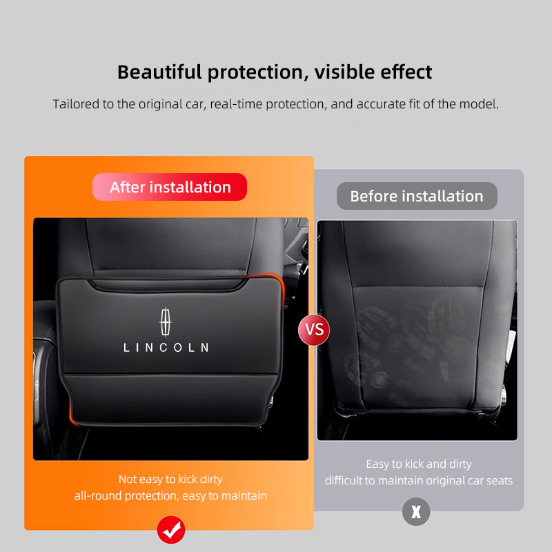 Car Seat Back Anti Kick Cover  - Mesh Back Cushion recension och pris