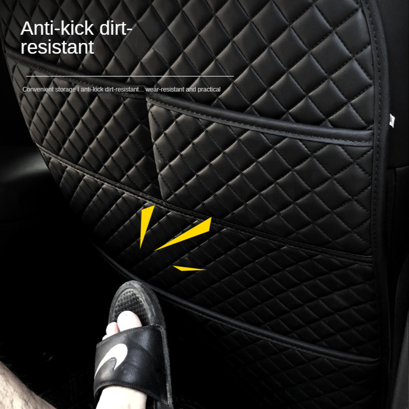 Car Anti Kicks Pad With Organi - Mesh Back Cushion recension och pris