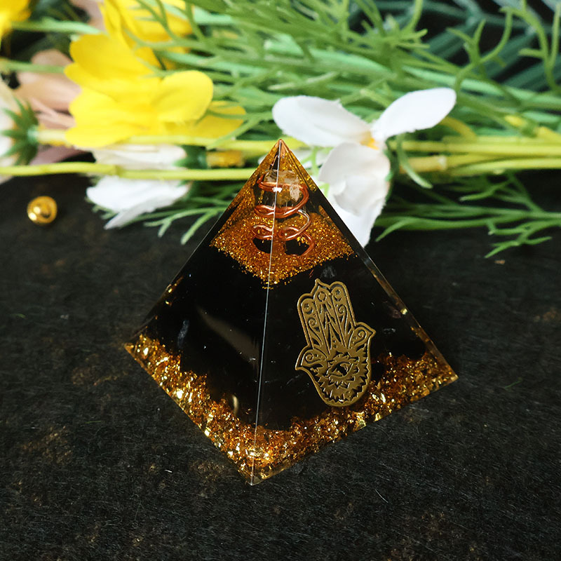 Hamsa Hand Resin Crystal Pyram - Home Office For recension och pris