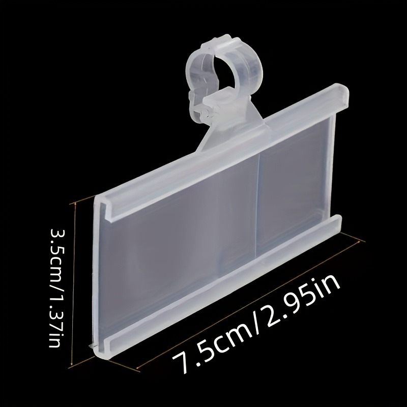 100 PVC Snap Lock Price Tag Di - Home Office Marketing recension och pris