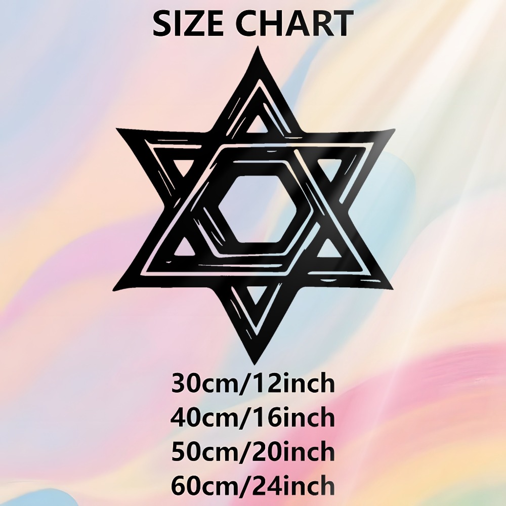 CIFBUY Iron Wall Art Star of D - Home Office For recension och pris
