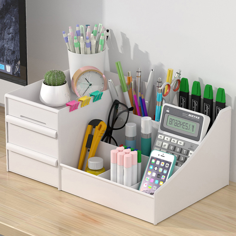 Large Capacity New Drawer Make - Home Office Desk With Drawers recension och pris