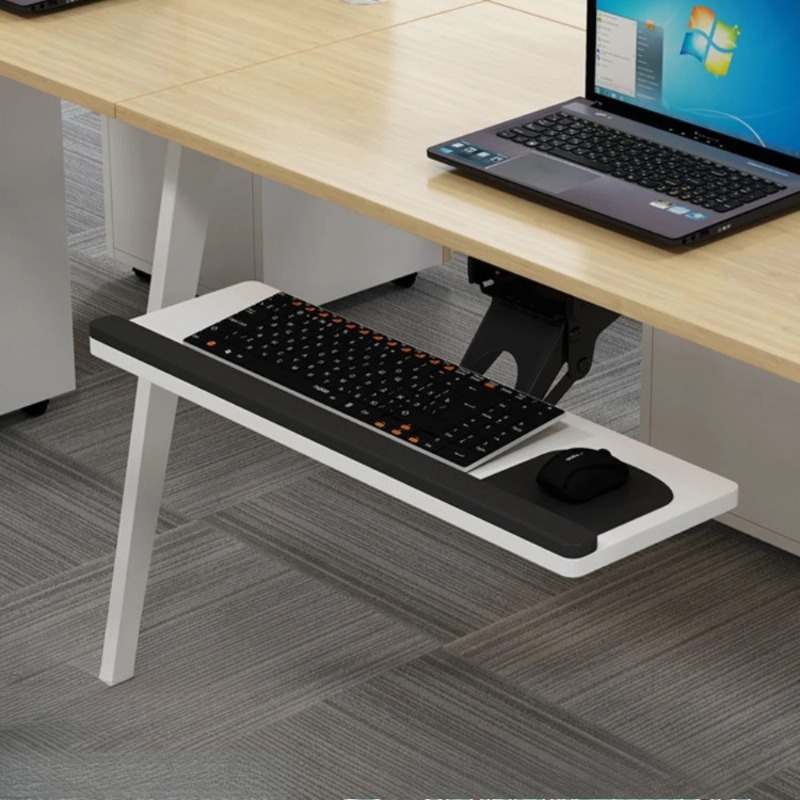 Keyboard Tray Under Desk Slidi - Home Office Desk With Drawers recension och pris