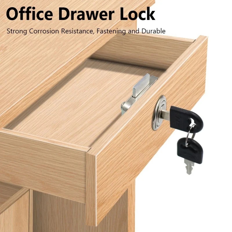 Zinc Alloy Burglarproof Drawer - Home Office Desk With Drawers recension och pris