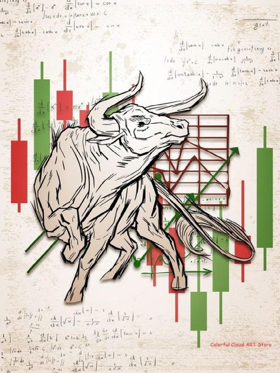Wall Street Bull  Bear Market  - Home Office Marketing recension och pris