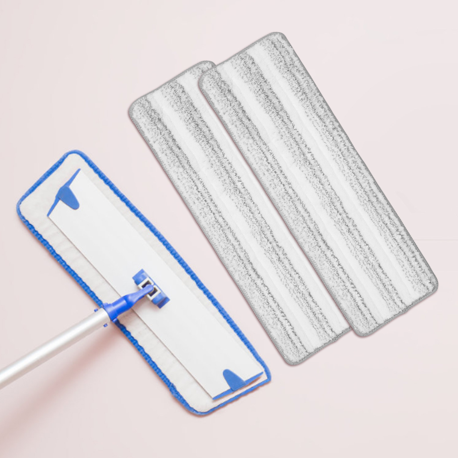 2Pcs Mop Pad Replacements Flat - Home Office Marketing recension och pris