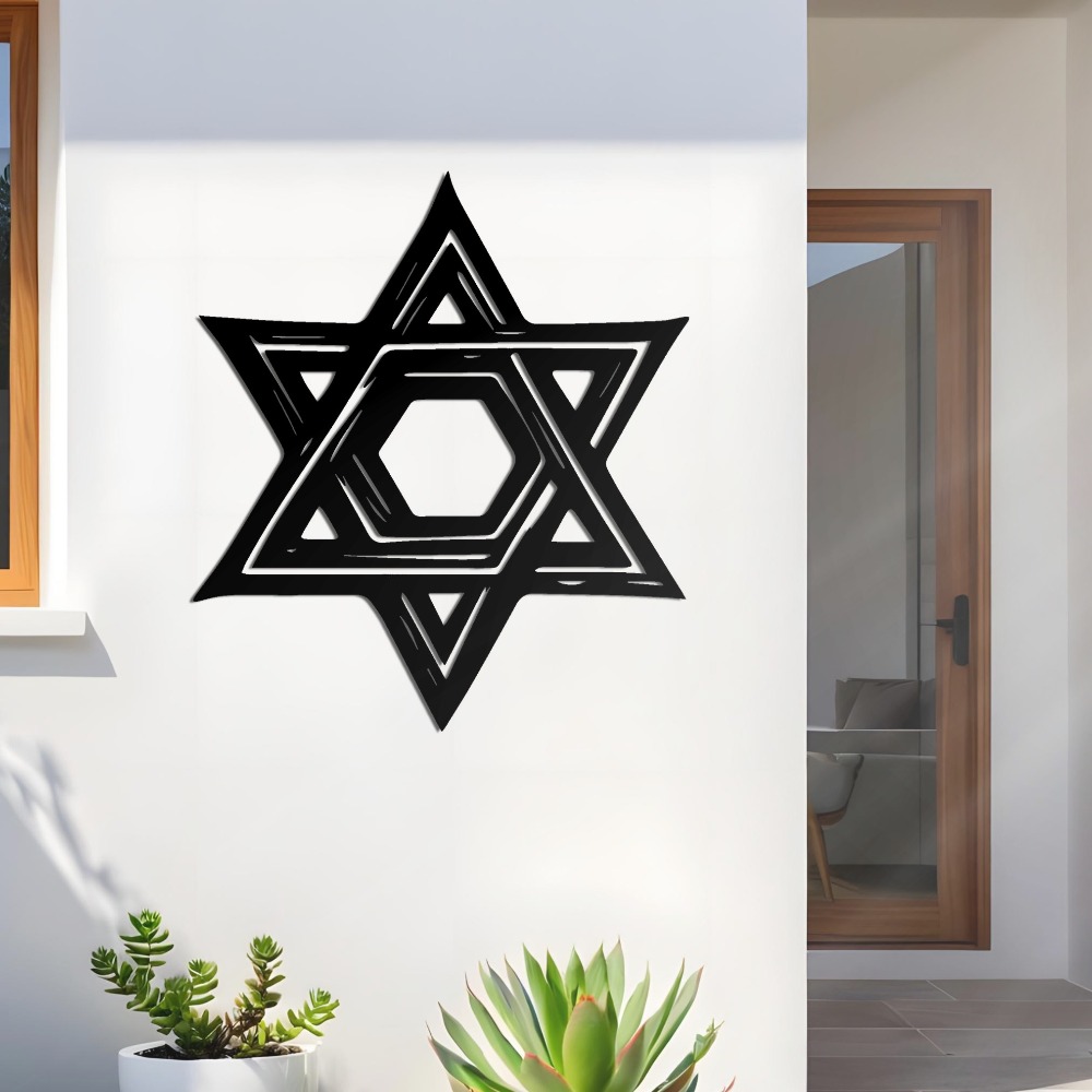 CIFBUY Star of David Metal Wal - Home Office For recension och pris