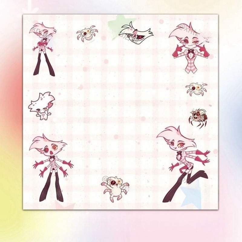 4Pcs Hazbin Hotel Zestial & Al - Home Office Student recension och pris