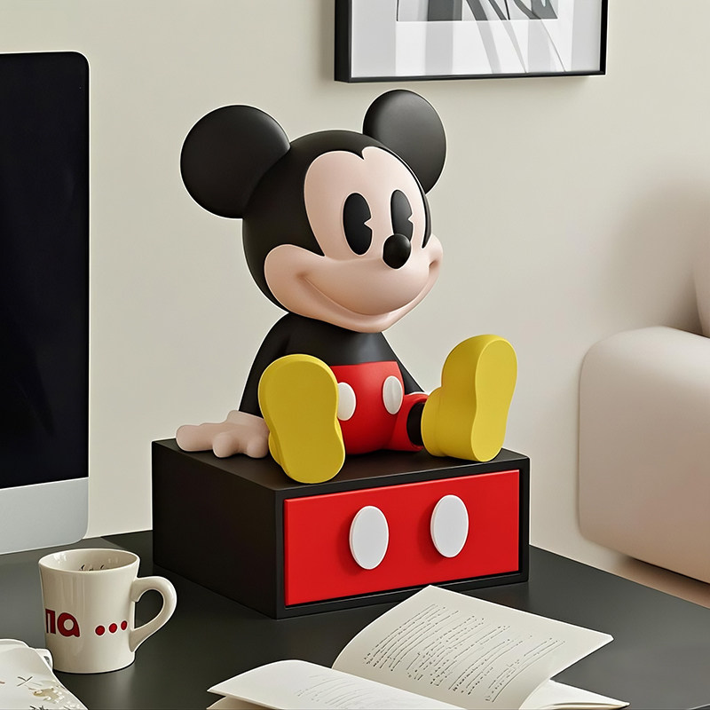 Cute Mouse Drawer Storage Box  - Home Office Desk With Drawers recension och pris