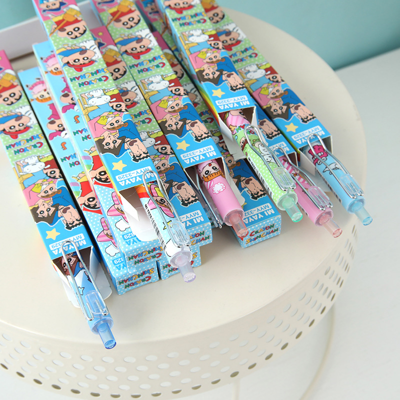 6Pcs Cartoon Crayon Shin-Chan  - Home Office Student recension och pris