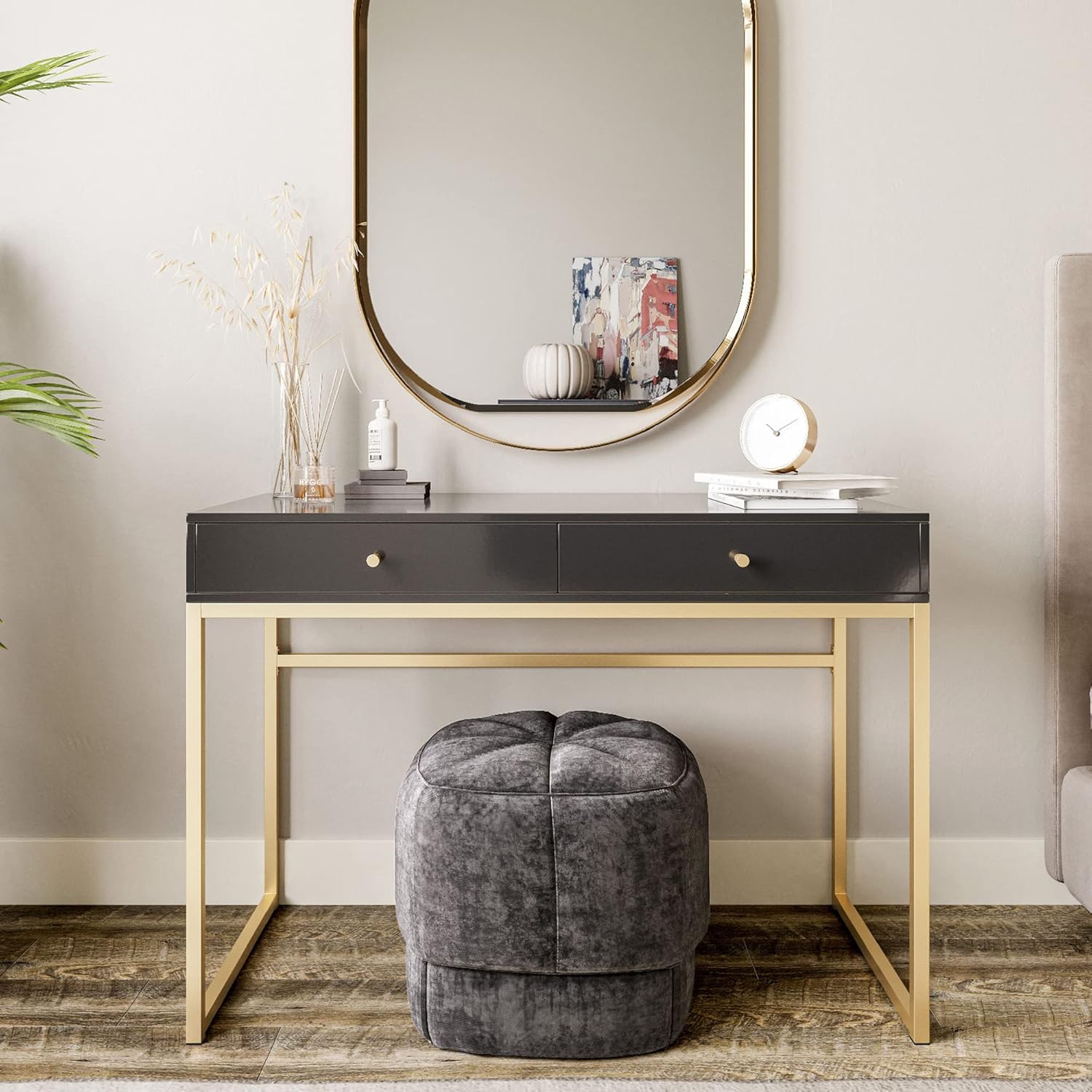 42 Inch Makeup Vanity or Home  - Home Office Desk With Drawers recension och pris