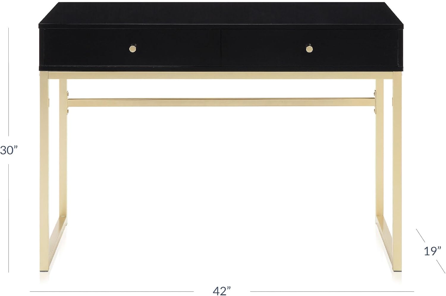 42 Inch Makeup Vanity or Home  - Home Office Desk With Drawers recension och pris