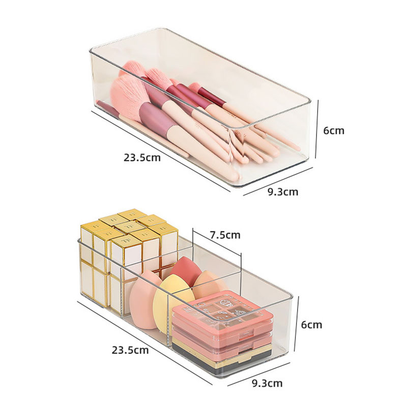 Acrylic Cosmetics Storage Box  - Home Office Desk With Drawers recension och pris