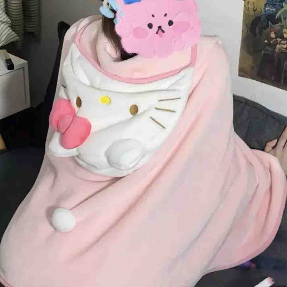 Cute Hellokitty Cloak Shawl Ai - Home Office Student recension och pris