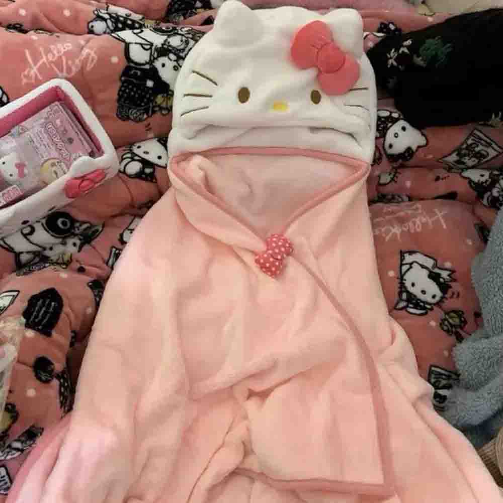 Cute Hellokitty Cloak Shawl Ai - Home Office Student recension och pris